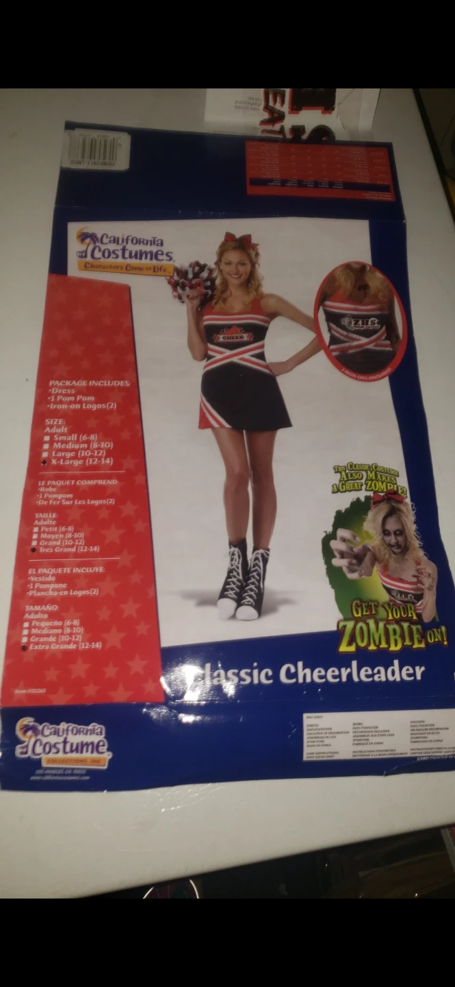 California Costumes Classic Cheerleader