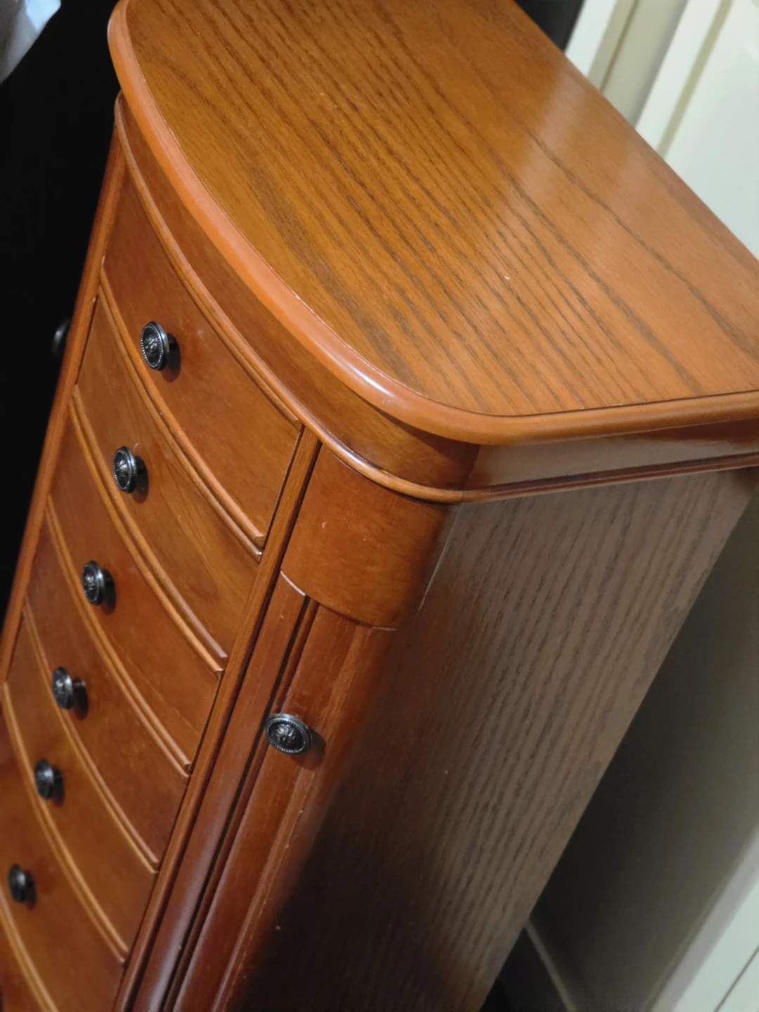 Wooden Jewelry Armoire with Drawers - photo 2