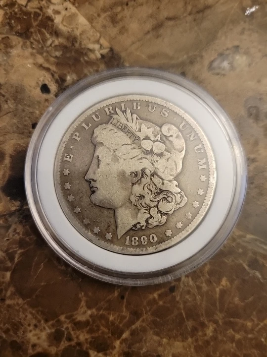 Collection of Morgan Silver Dollars (1890, 1892, 1921) - photo 2
