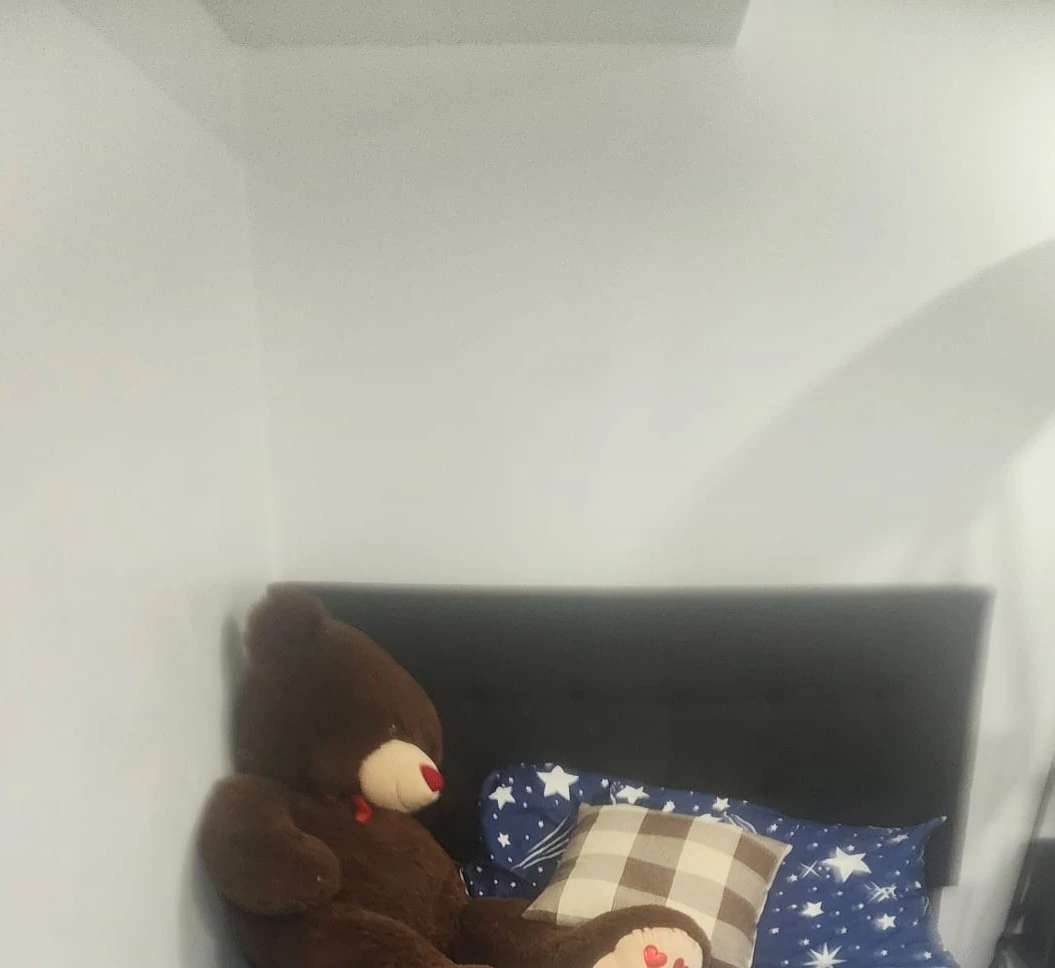 Giant Brown Teddy Bear with Red Bow - photo 2
