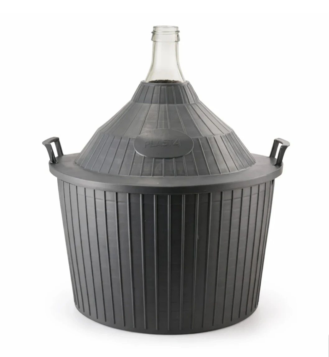 Large Green Demijohn Bottle - photo 3