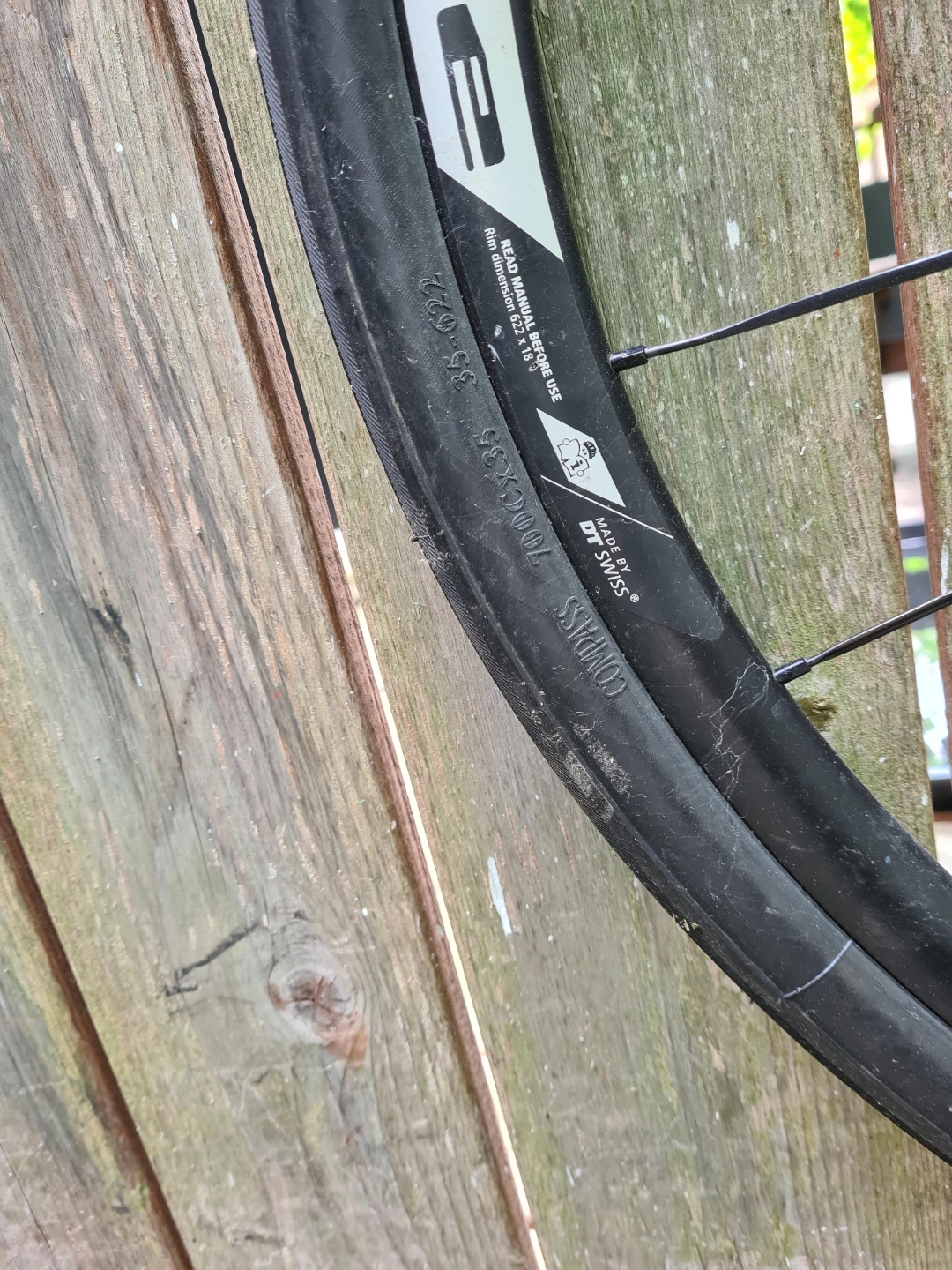DT Swiss R24 Spline Wheelset with Continental Bon Jon Pass Tires