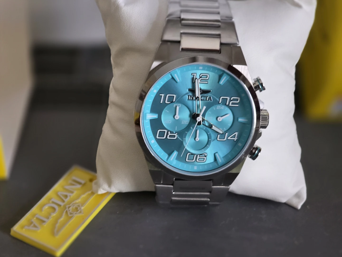 Invicta 5025 Men's 50mm Chronograph Blue Dial Stainless Steel - photo 2