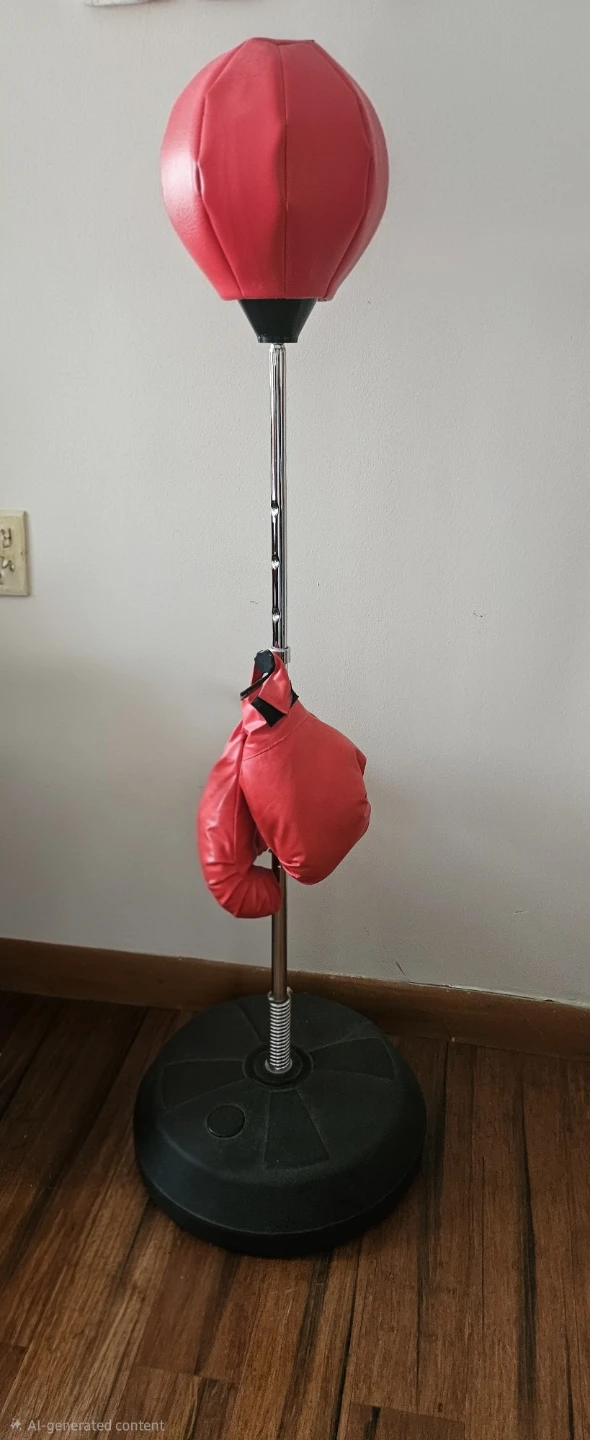 Kids Punching Bag with Gloves