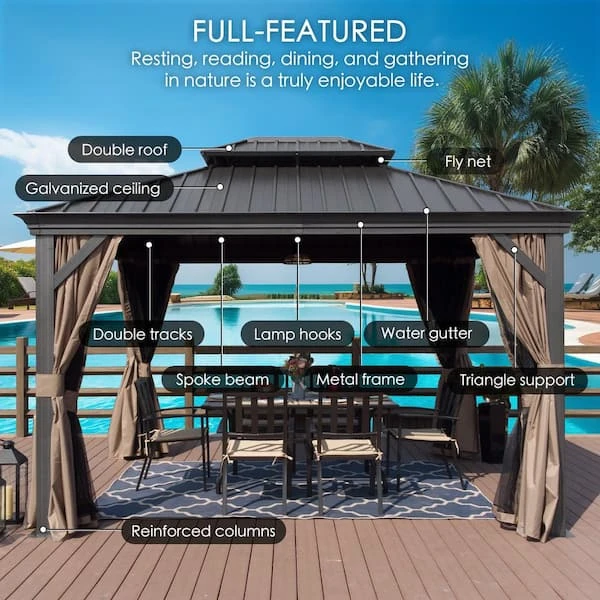 10x12 Metal Home Depot Gazebo - photo 4