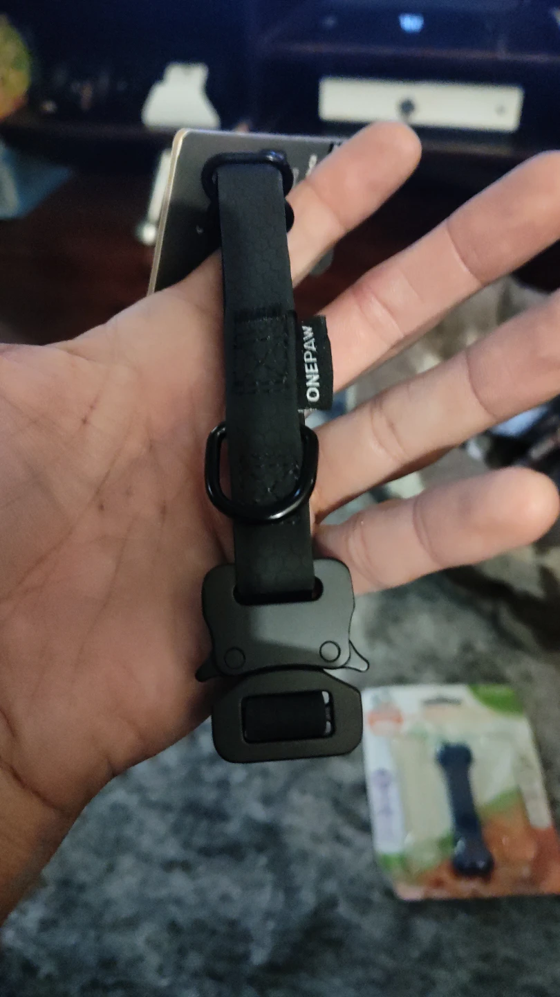OnePaw Adjustable Black Dog Collar - photo 2