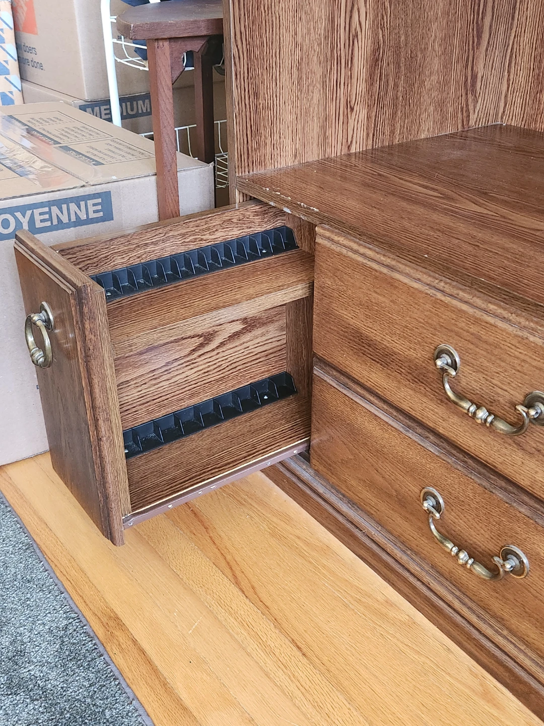 Wooden Entertainment Unit - $40 - photo 3