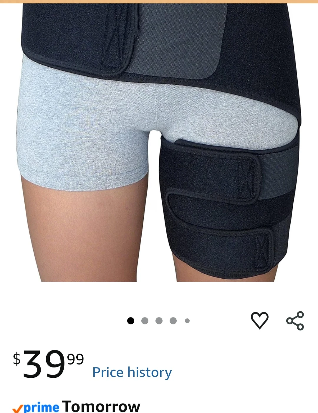 Brand-new Copper Infused Groin and Hip Support Brace - photo 5