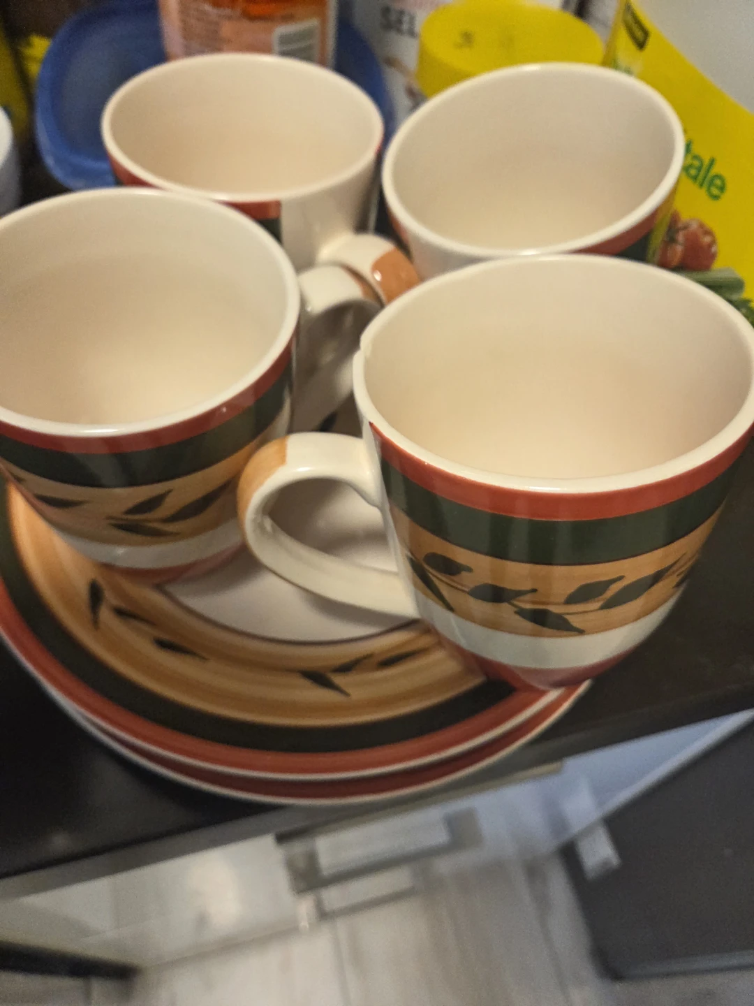 Plates and tea cups