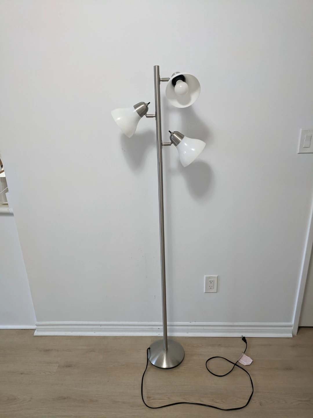 Silver 3-Light Floor Lamp - photo 3