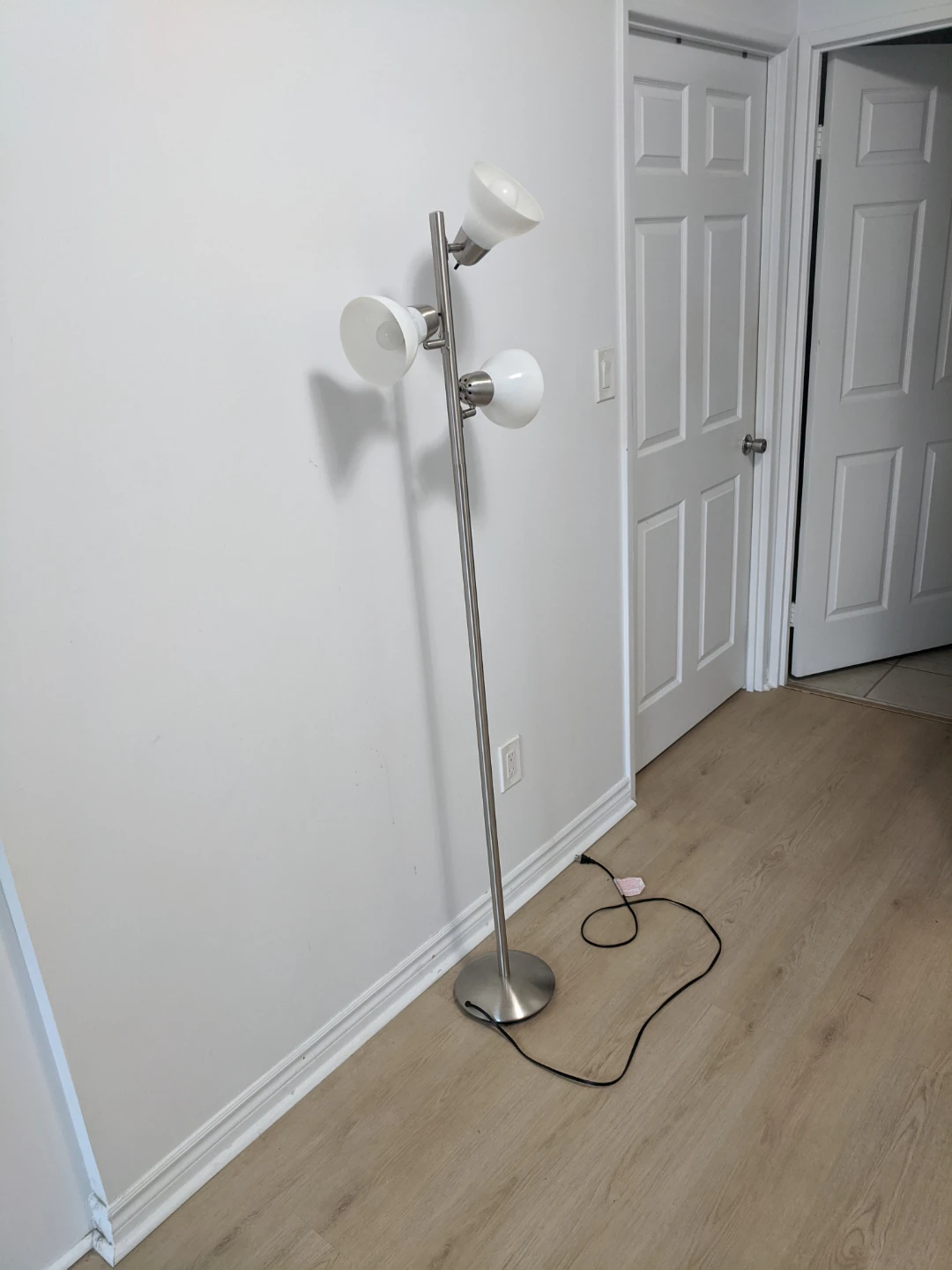 Silver 3-Light Floor Lamp - photo 4