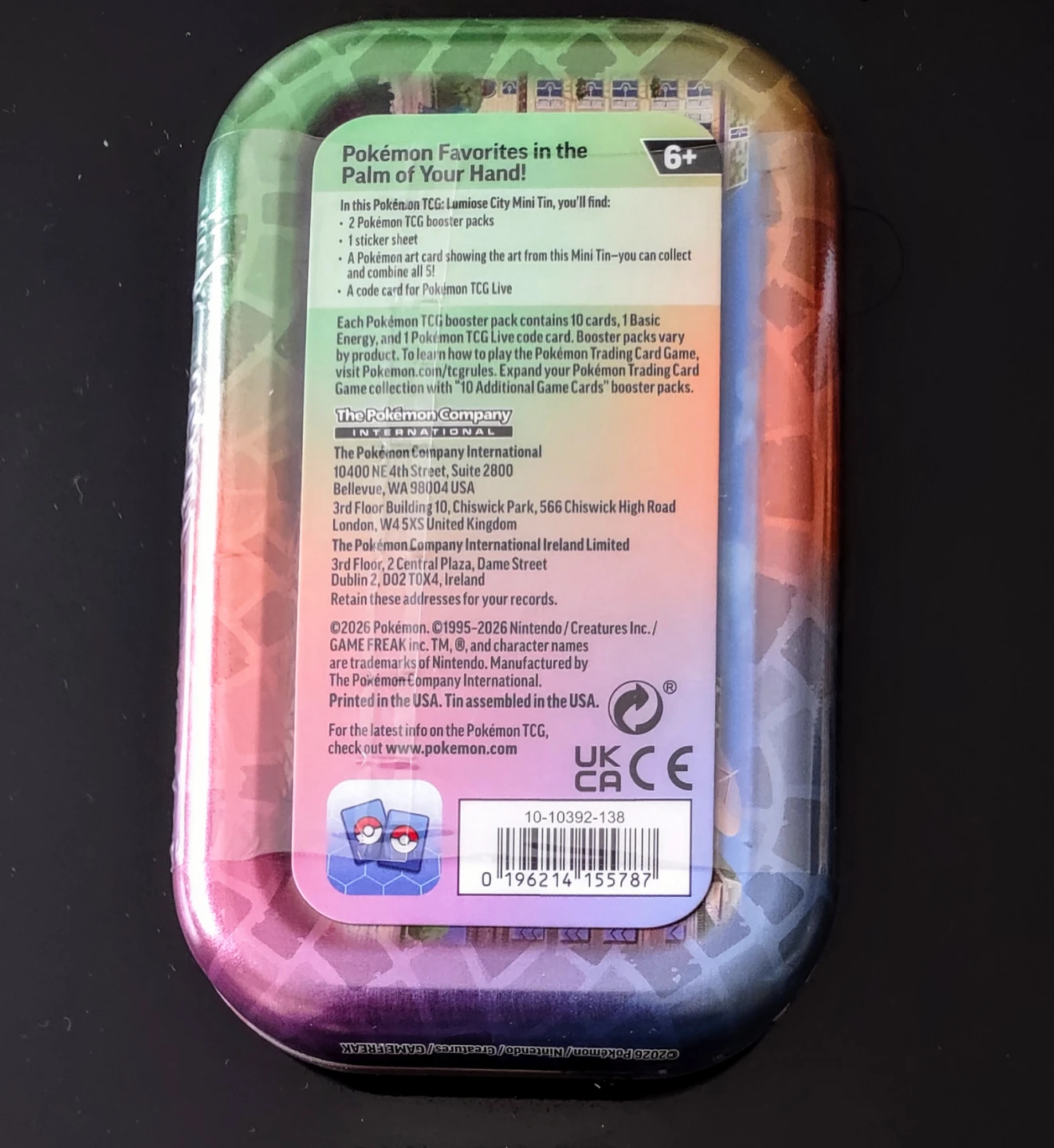 Pokemon TCG Lumiose City Mini Tins - photo 2