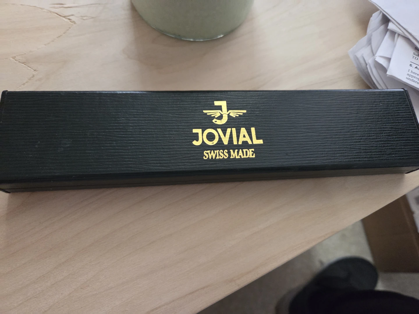 JOVIAL Swiss Made Gold-Tone Watch