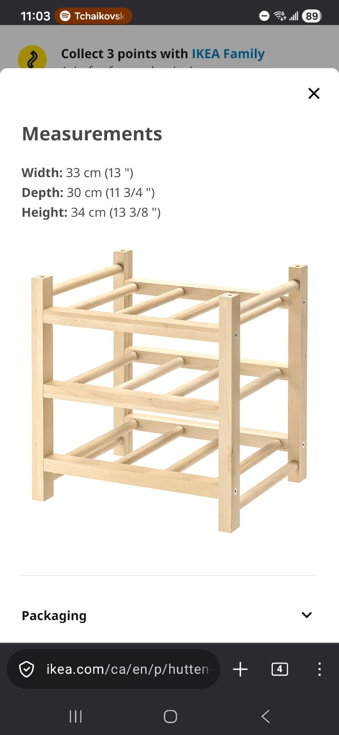 Ikea Hutten Wine Rack - photo 4