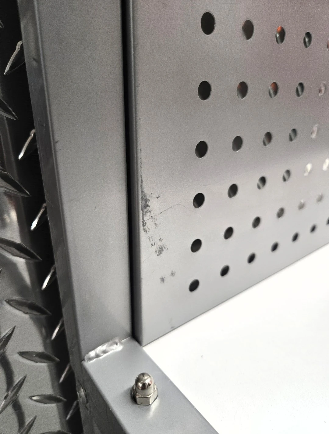IKEA Fredde Computer Desk / Gaming Workstation - White & Grey - photo 5