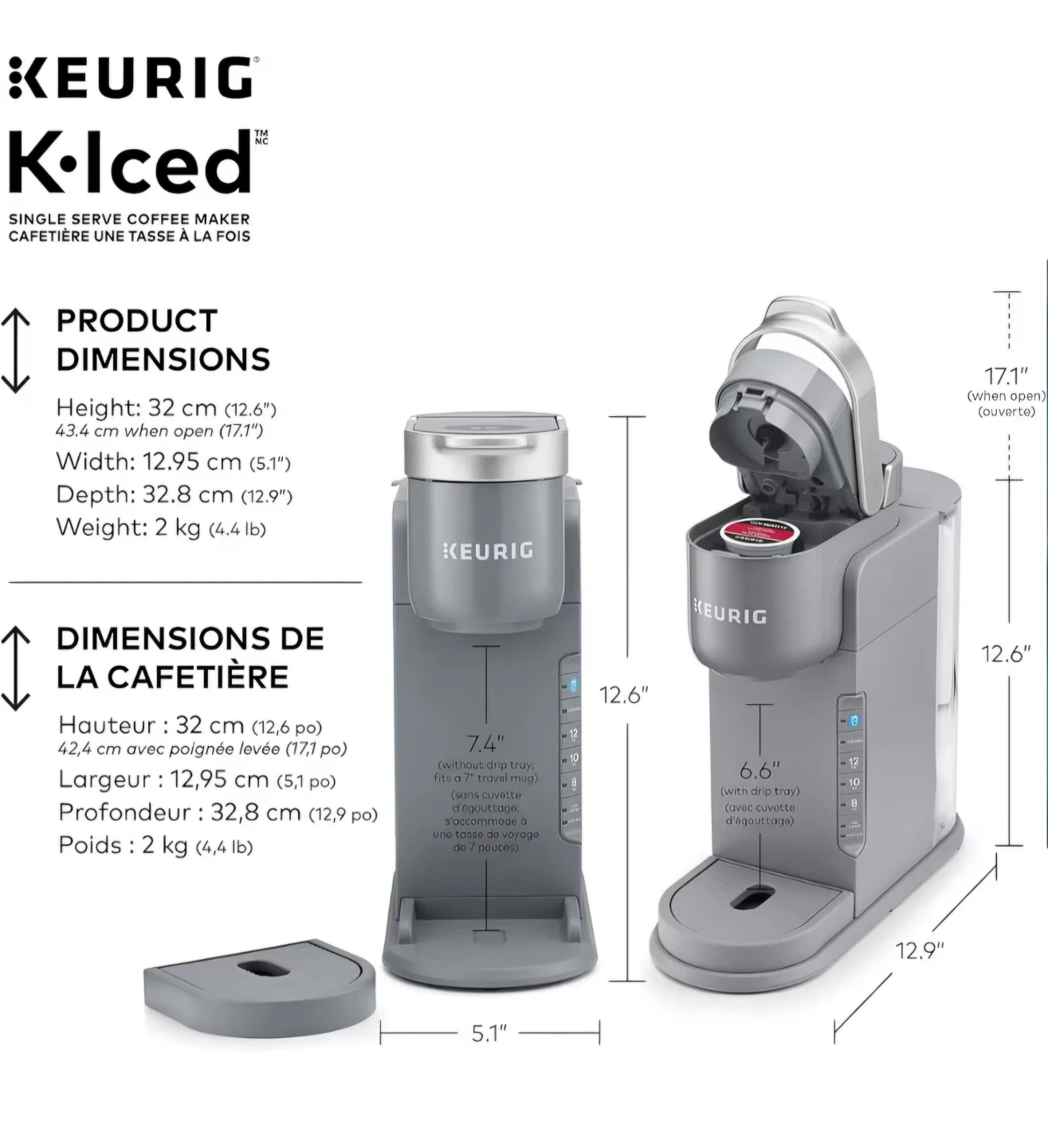 Keurig K-Iced Coffee Maker with Keurig Storage Drawer - photo 3