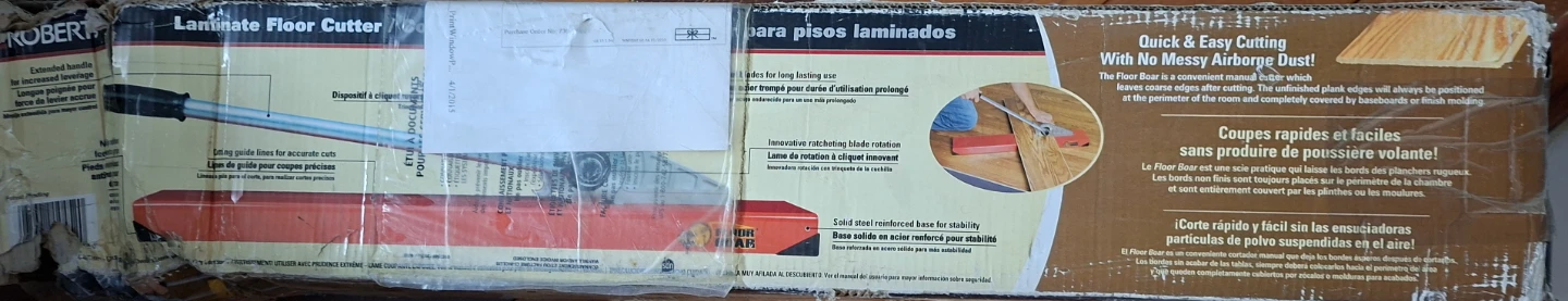 Roberts Laminate Floor Cutter - Floor Boar - photo 2