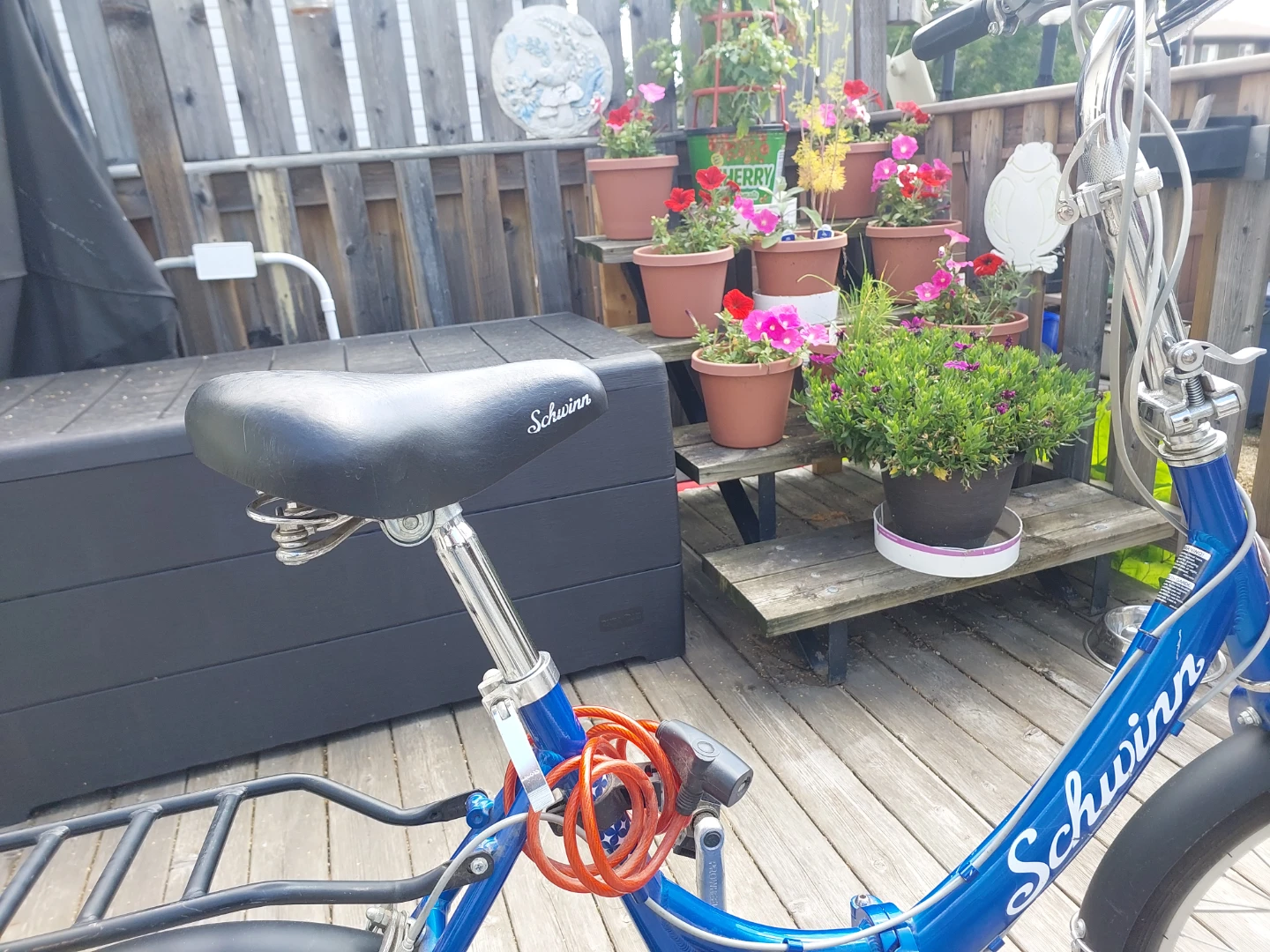 Blue Schwinn Tango Folding Bicycle - photo 2