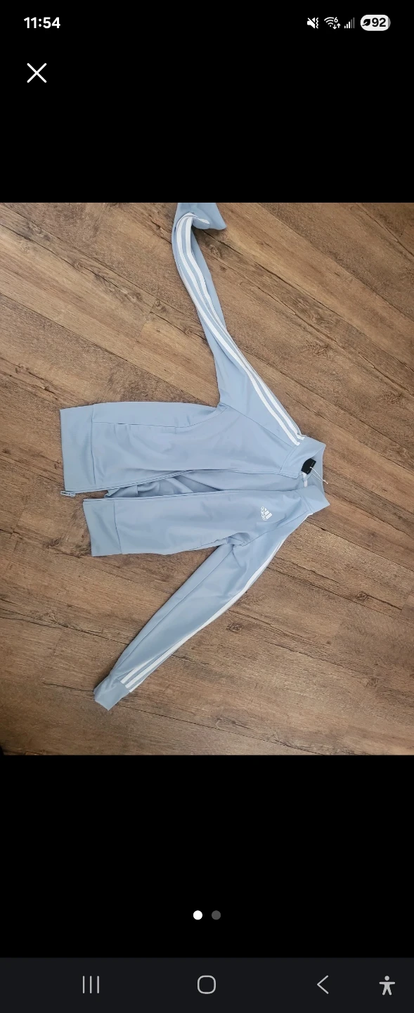 Adidas Track Jacket - Light Blue