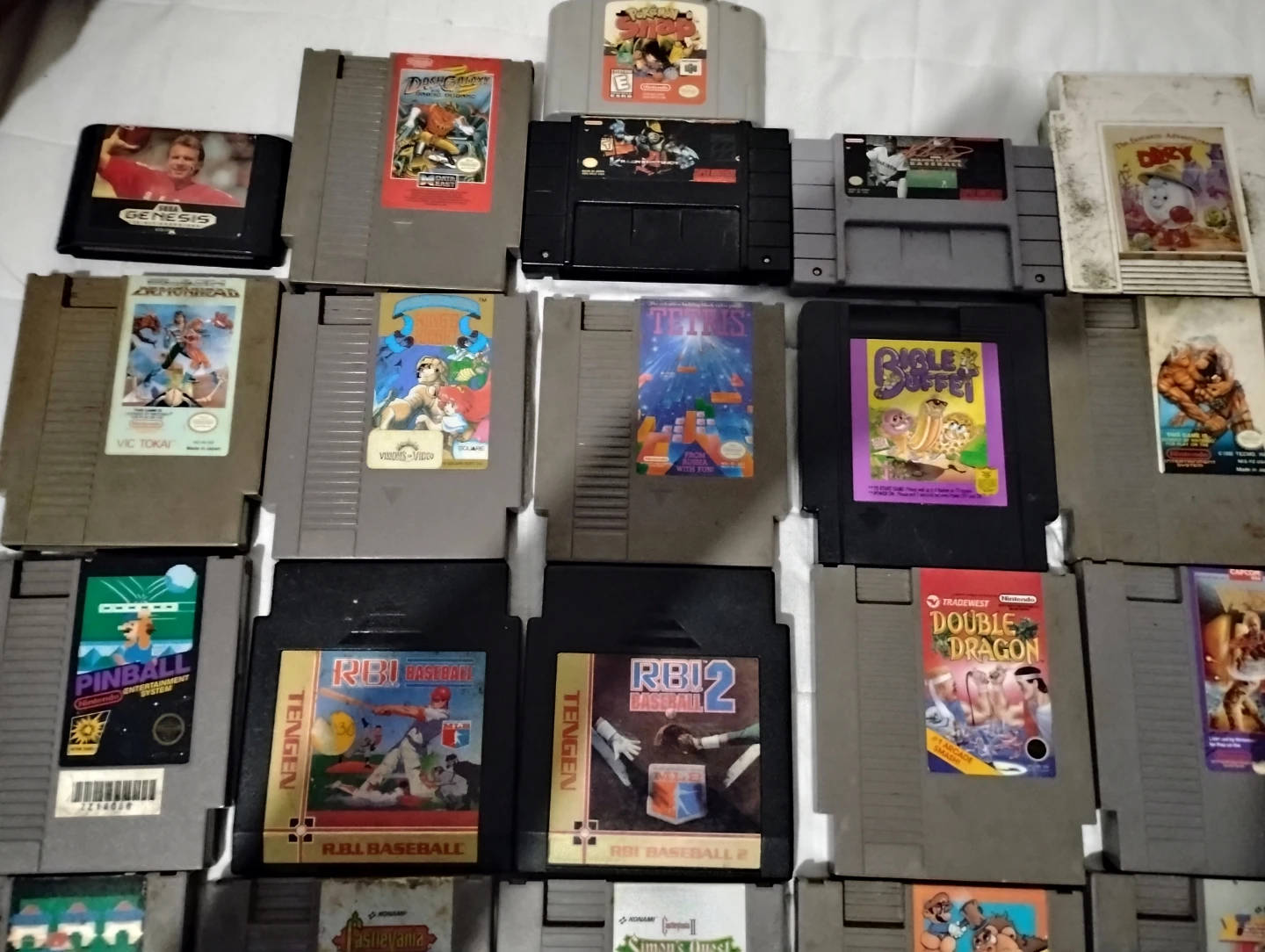 Nintendo NES Video Game Cartridges - Lot of 12 - photo 3