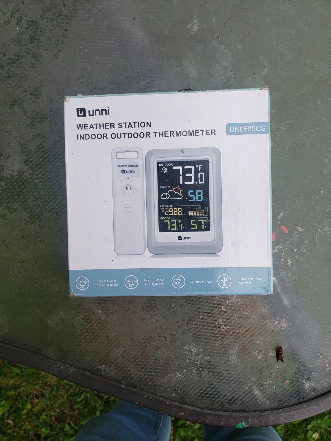 Unni Weather Station Indoor Outdoor Thermometer