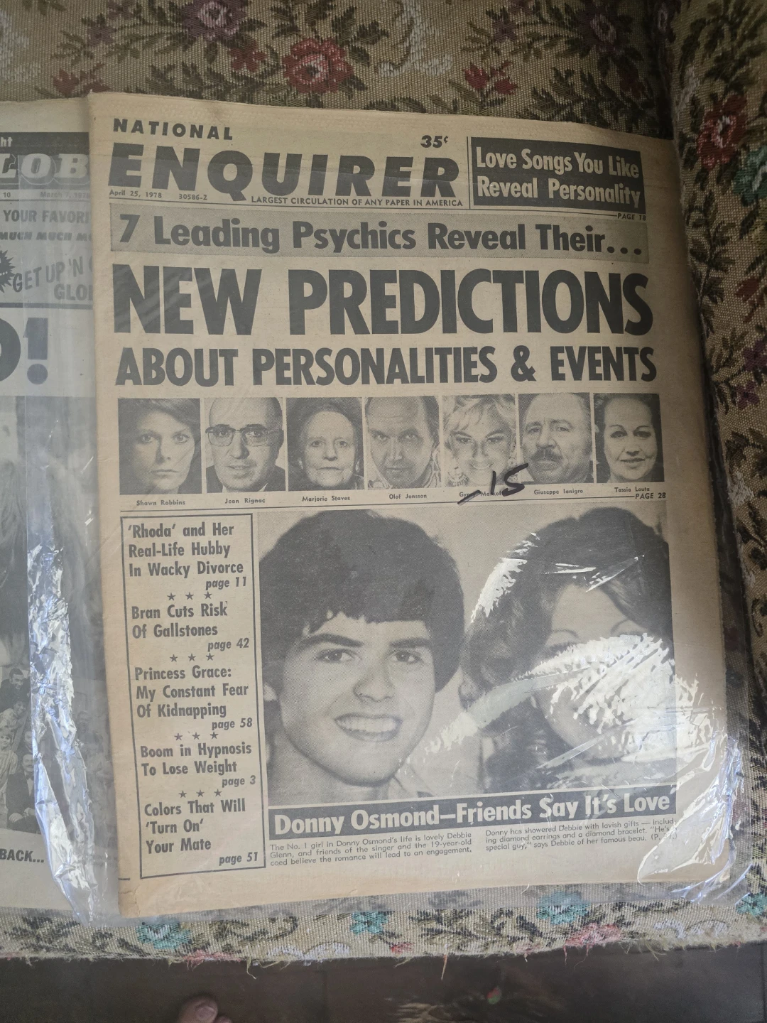 4 - The Star, National Enquirer, Midnight Globe Magazines