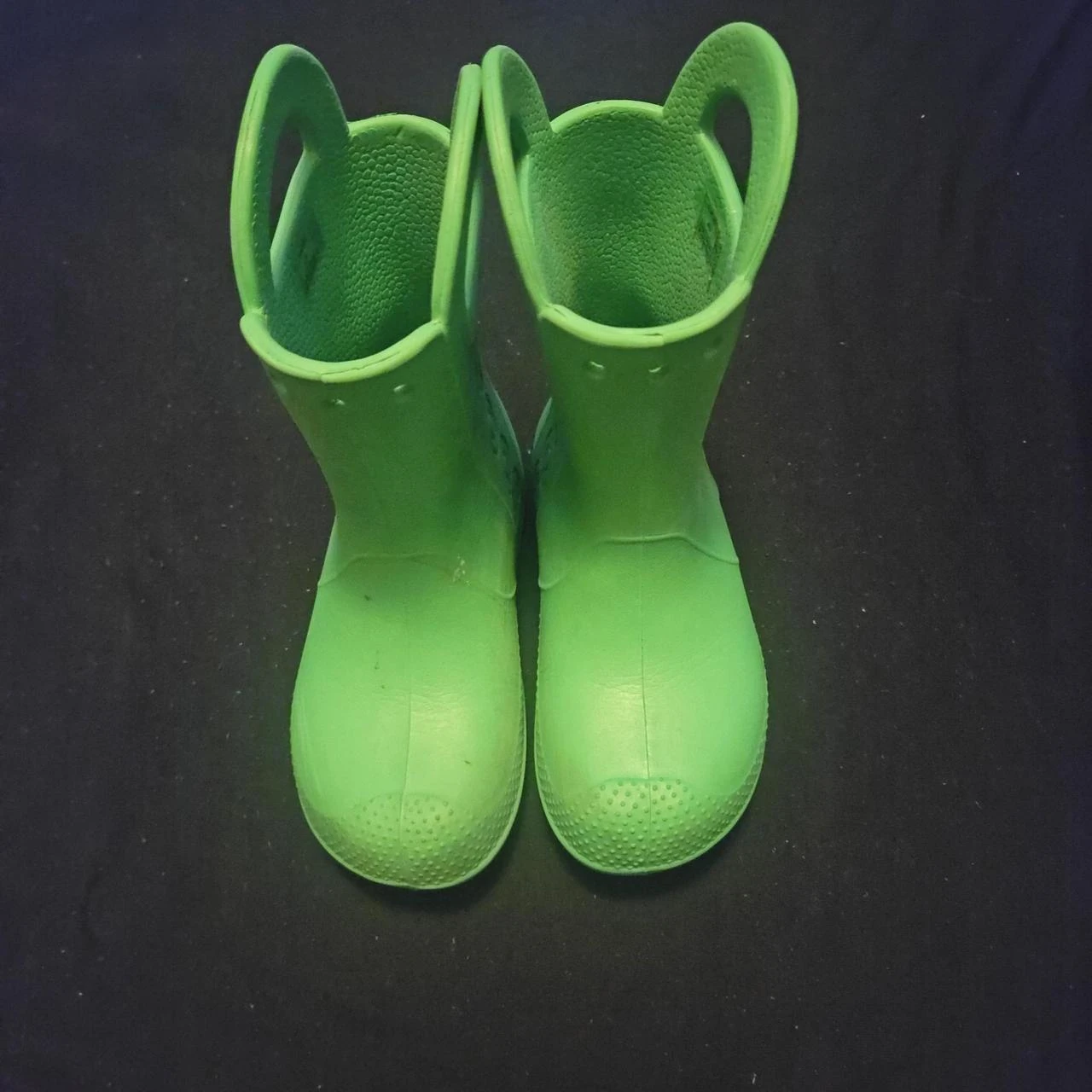 Green Crocs kids Rain Boots - photo 4