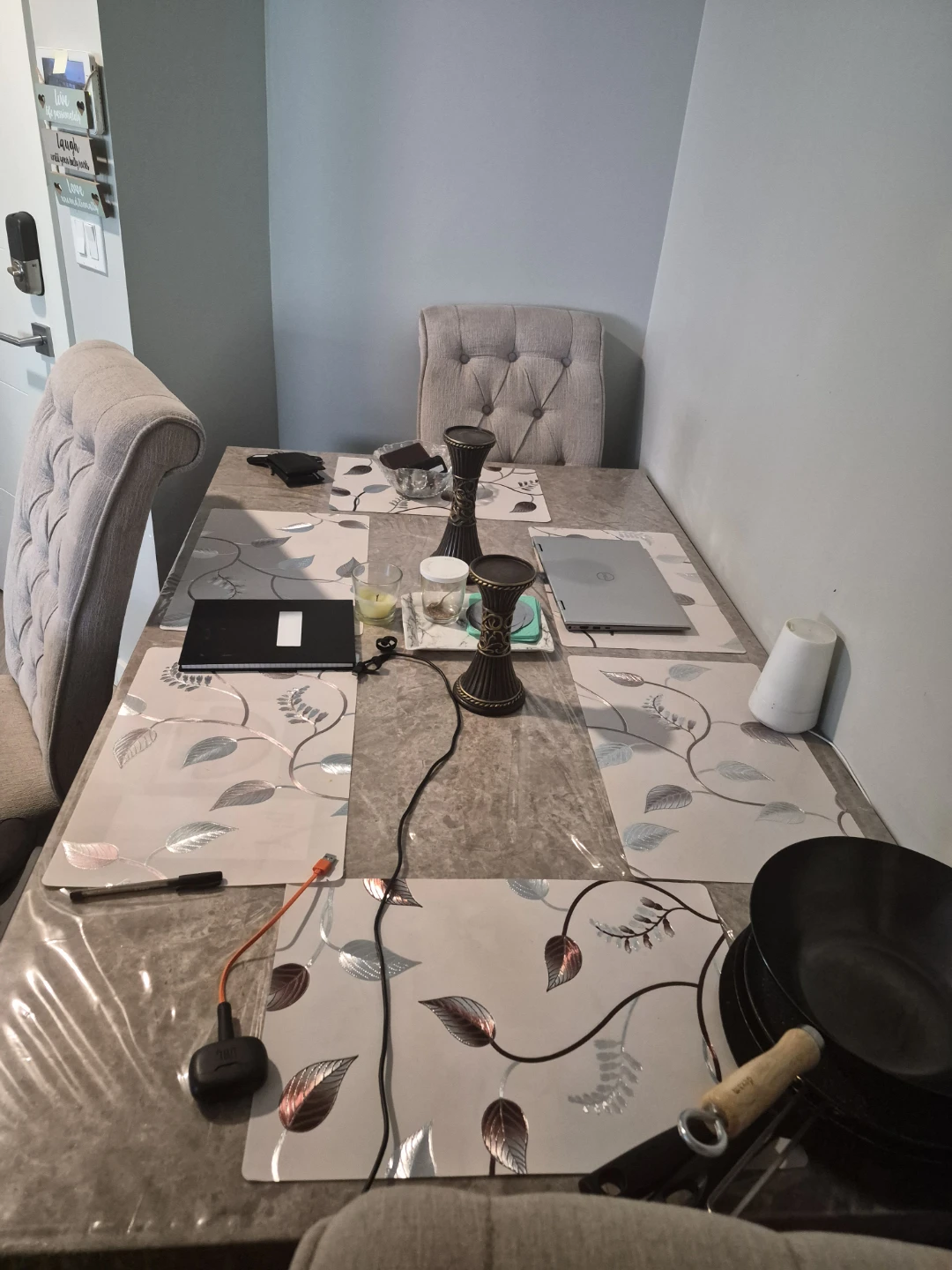 Marble Dining Table Top with Chairs - photo 2
