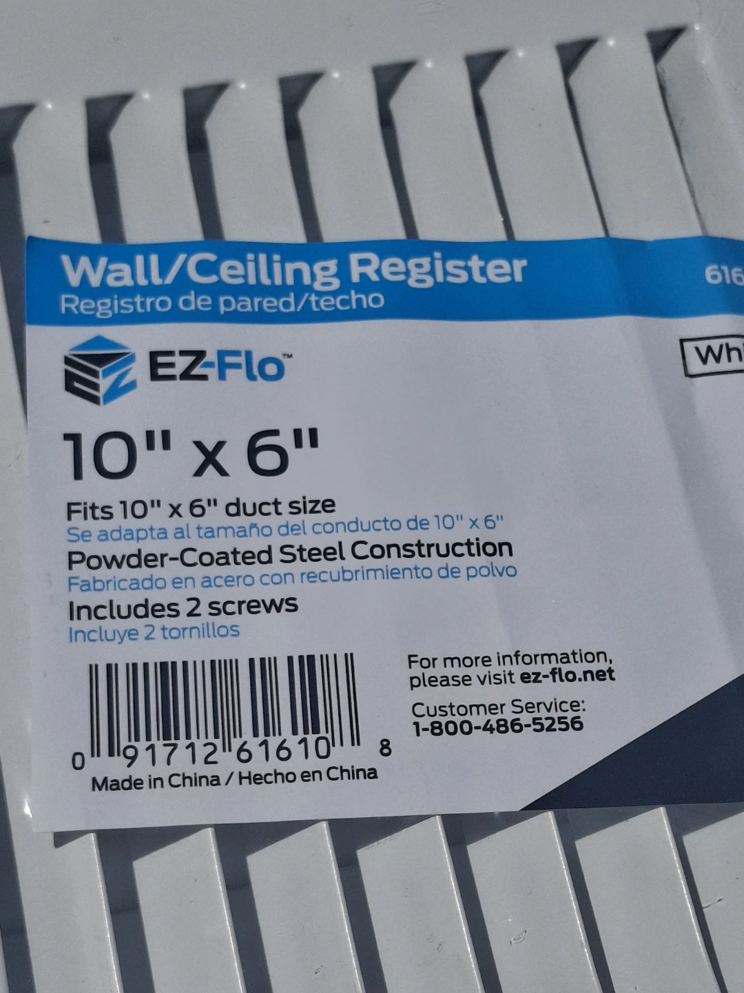 EZ-Flo  10" x 6"