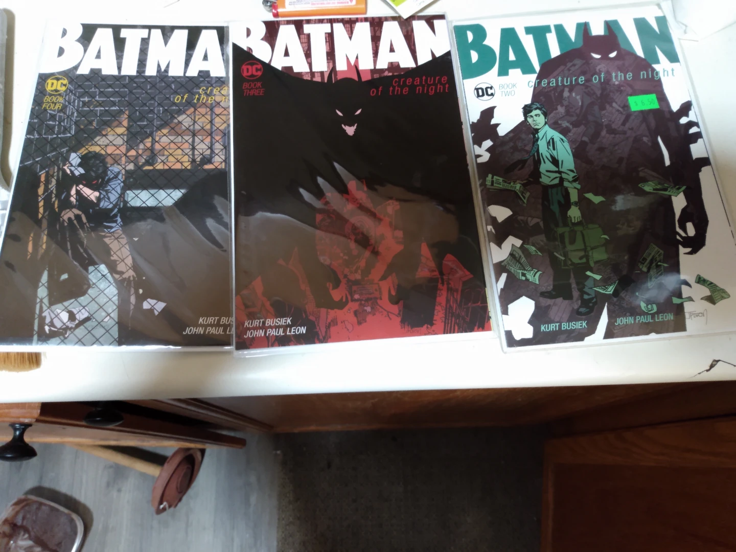 Batman: Creature of the Night Comic Books Lot (Books 2, 3, 4)