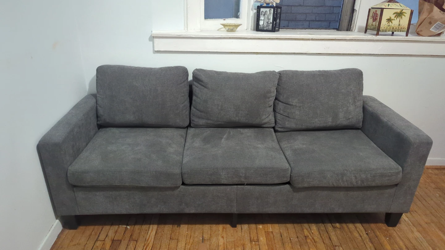 Grey 3-Seater Sofa
