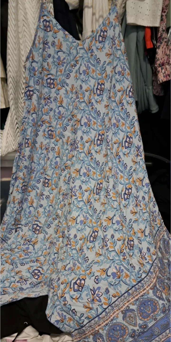 Blue Floral Sundress