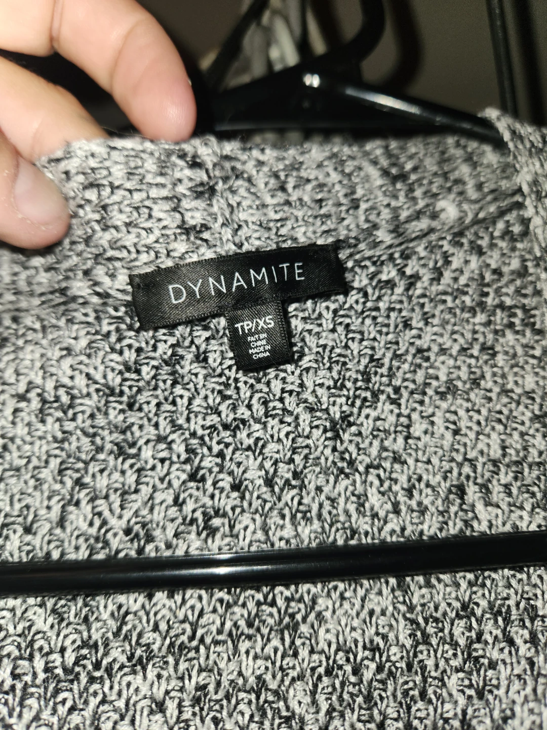 Dynamite Sleeveless Knit Vest Cardigan