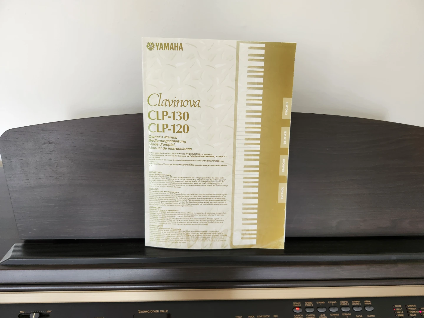 Yamaha Clavinova CLP-120 Digital Piano with Bench - photo 2
