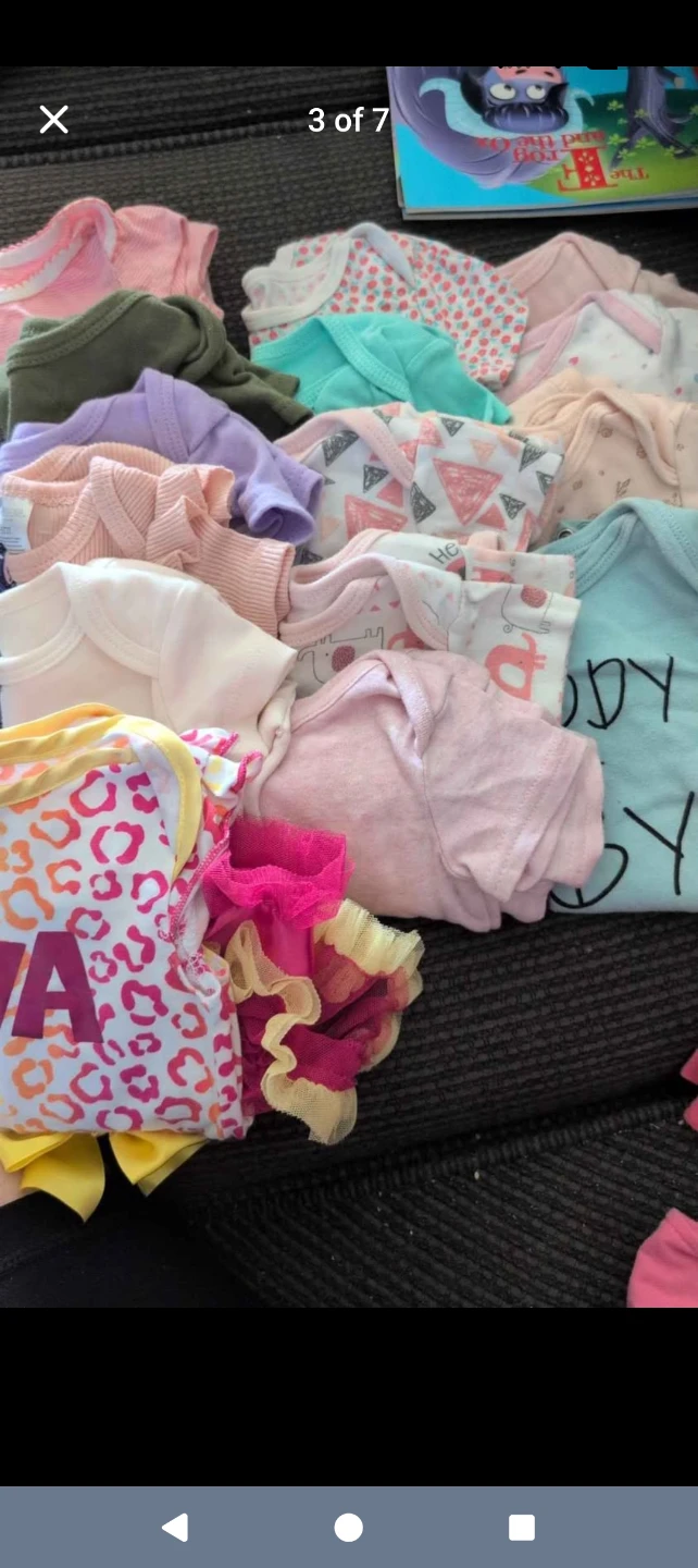 3-6 Month Baby Girl Clothes Bundle - photo 2