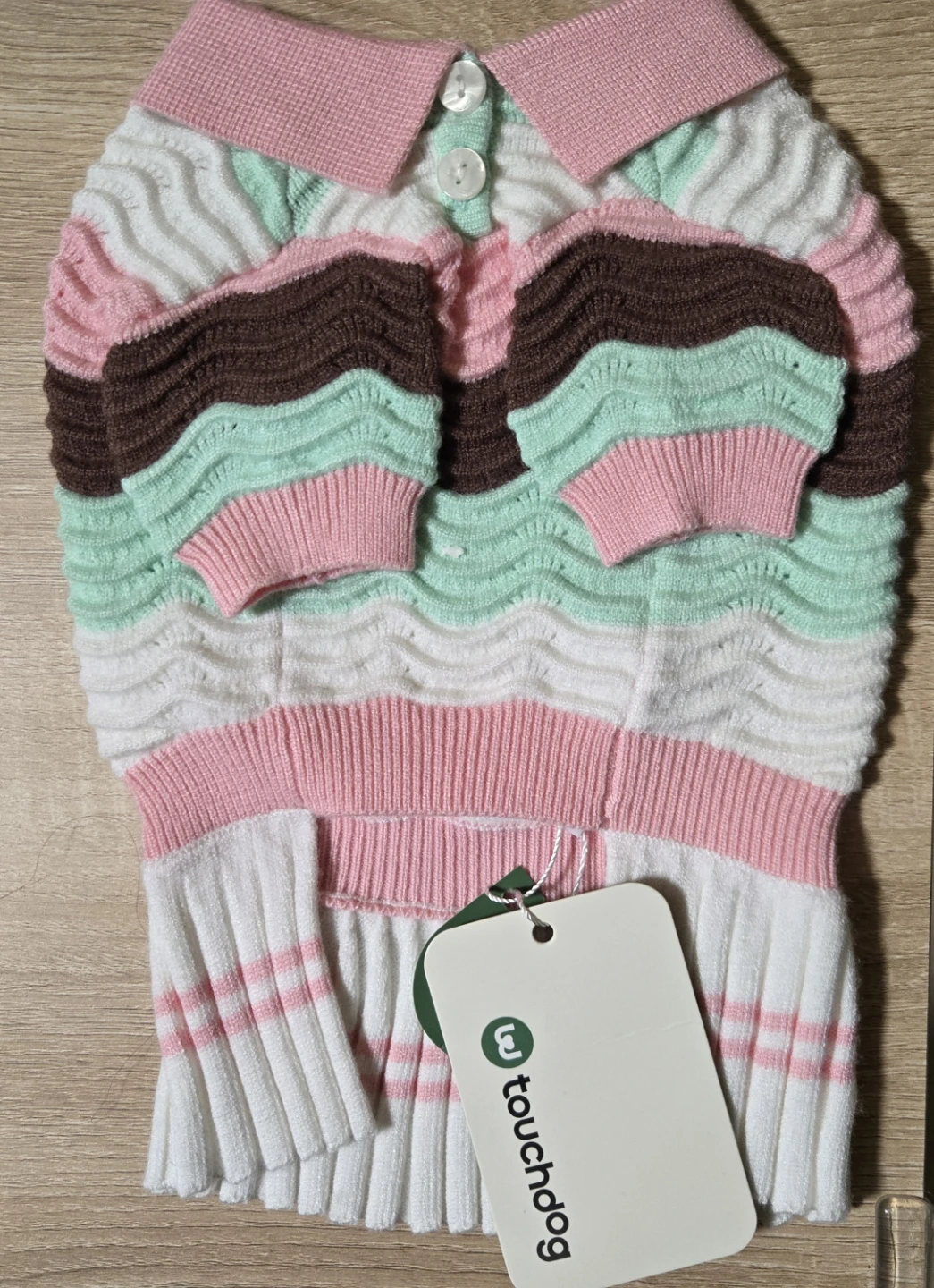 Striped Dog Sweater - Size S - photo 2