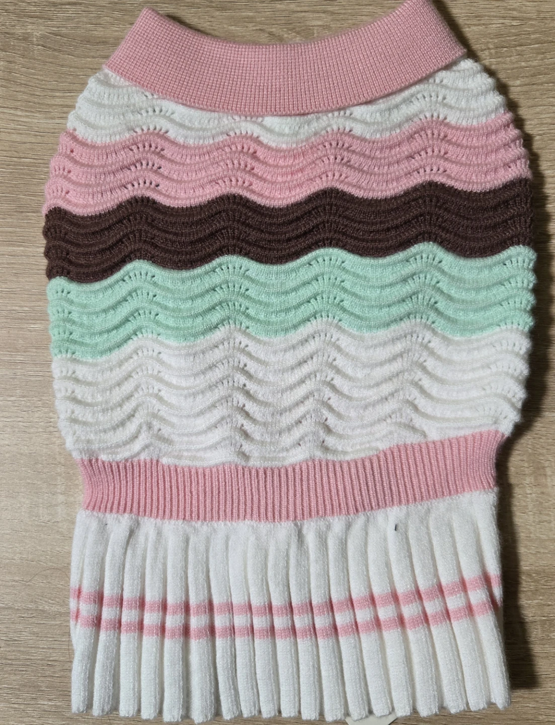 Striped Dog Sweater - Size S - photo 3