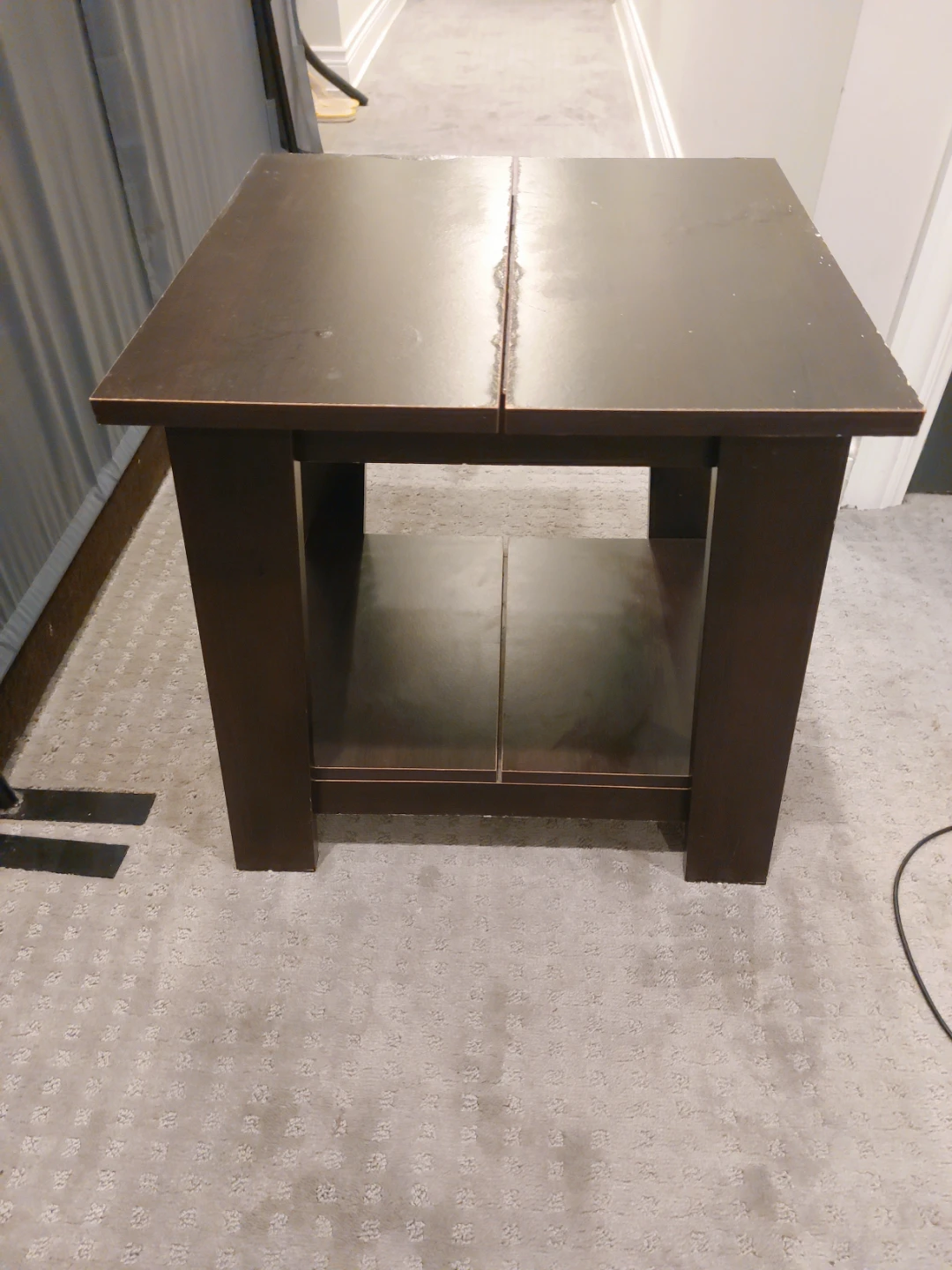 Dark Brown End Table