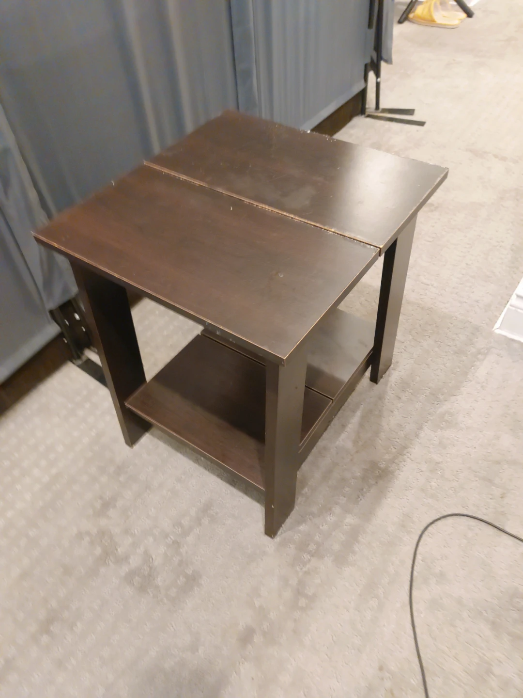 Dark Brown End Table - photo 4