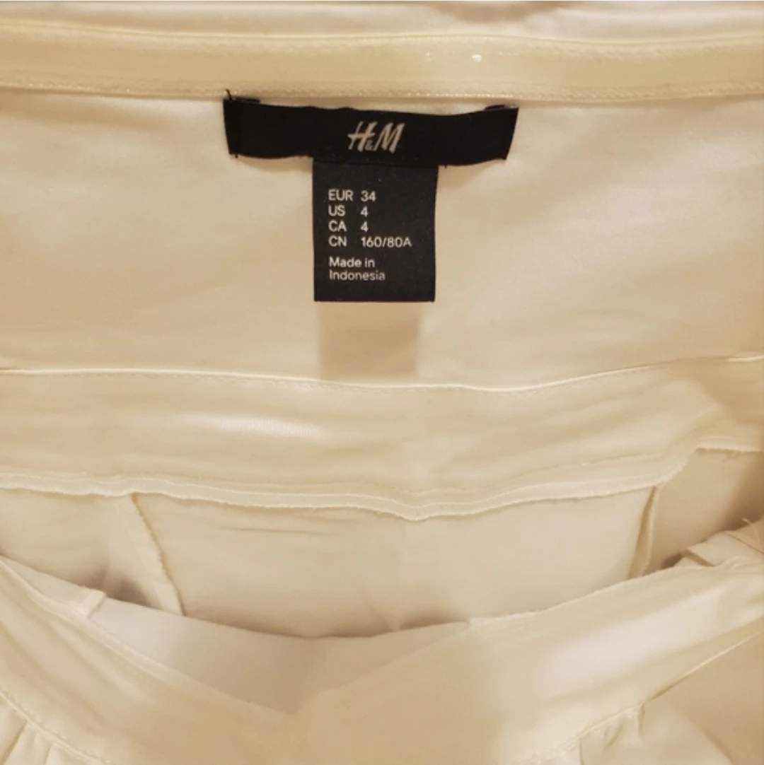 H&M White Strapless Dress - photo 3
