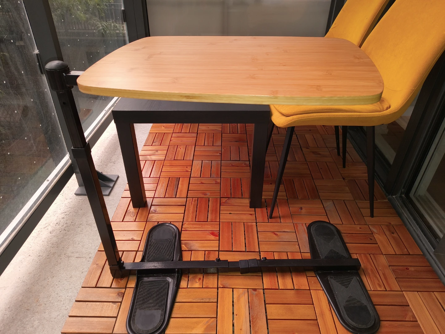 Adjustable Bamboo Stander Omni Tray - No delivery - Cash only