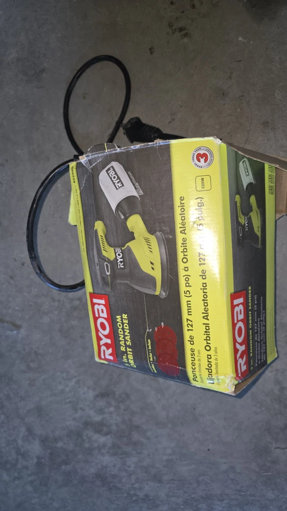 Ryobi 5 in. Random Orbit Sander - photo 2