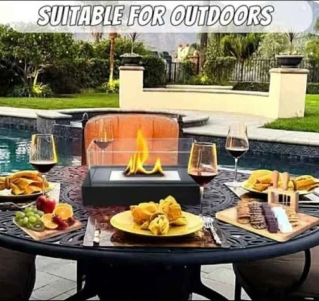 Tabletop Fire Pit Smores Maker Kit Indoor & Outdoor with ... - photo 4