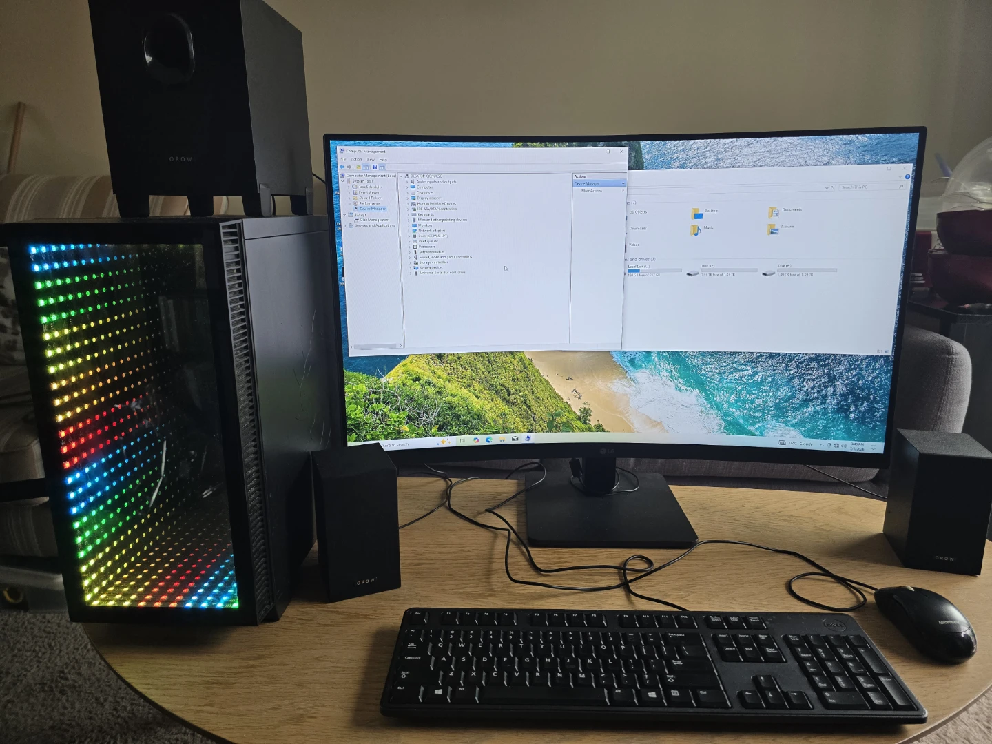 Gaming PC Bundle + 32" LG Curved Monitor