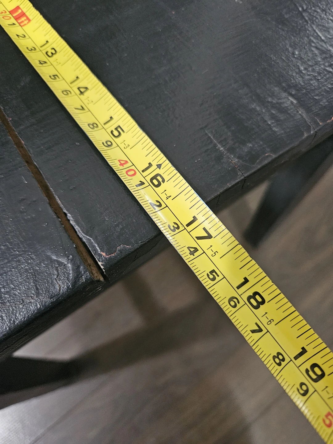 Black Wooden Chair - photo 3
