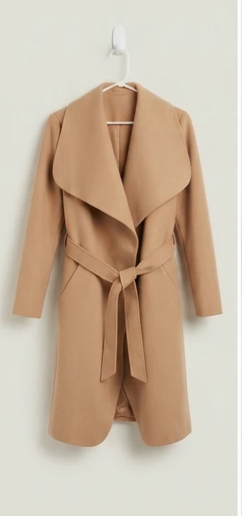 Unbranded, Lightweight, Camel-Coloured Trench Coat - photo 2