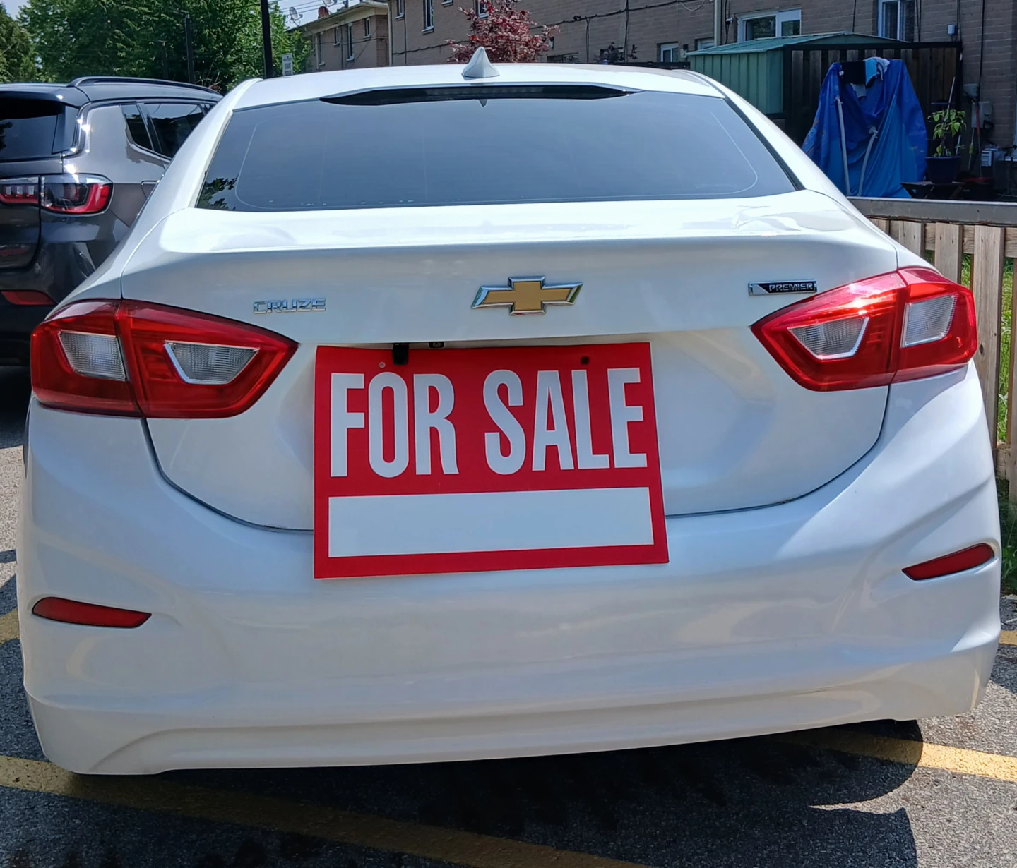 White Chevrolet Cruze Premier Sedan - photo 2