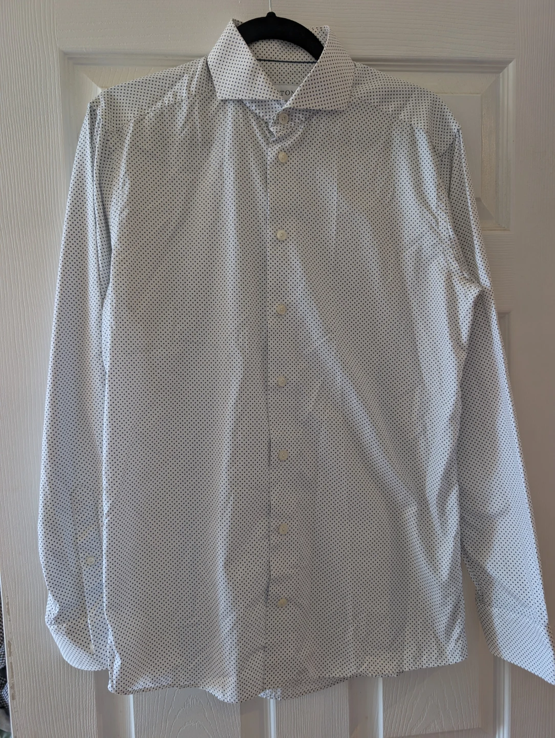 Eton Slim Fit Dress Shirt – Polka Dot – Men's 39 / 15.5 - photo 2