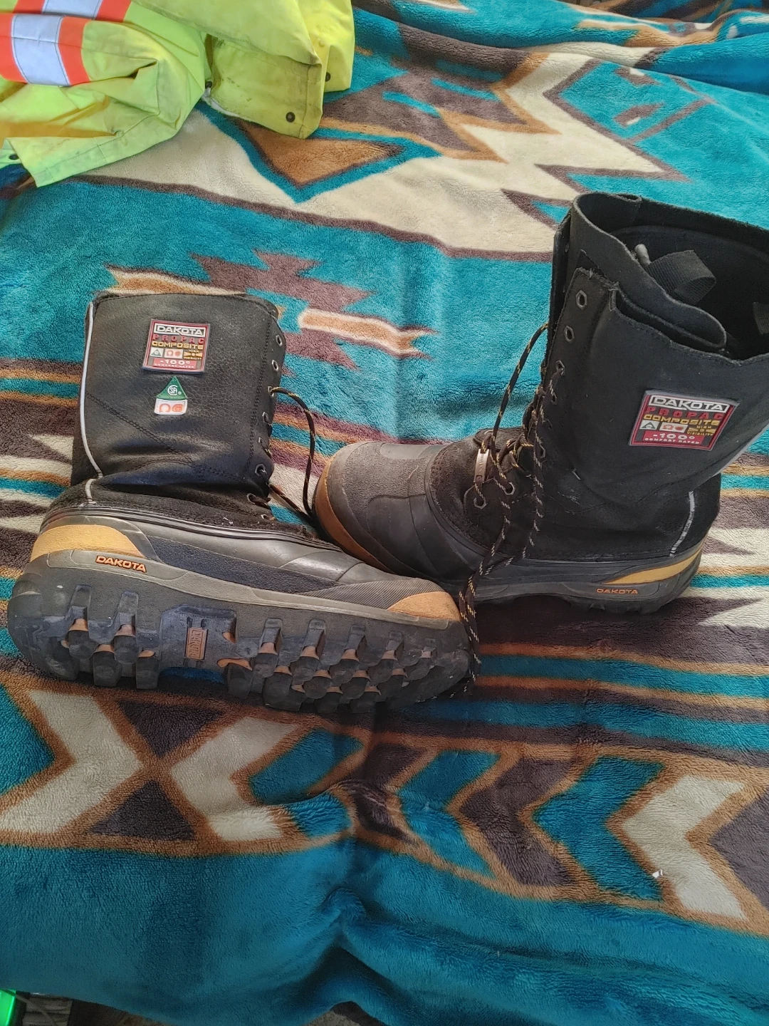 Dakota Propac Composite High Visibility Winter Boots - Size 10