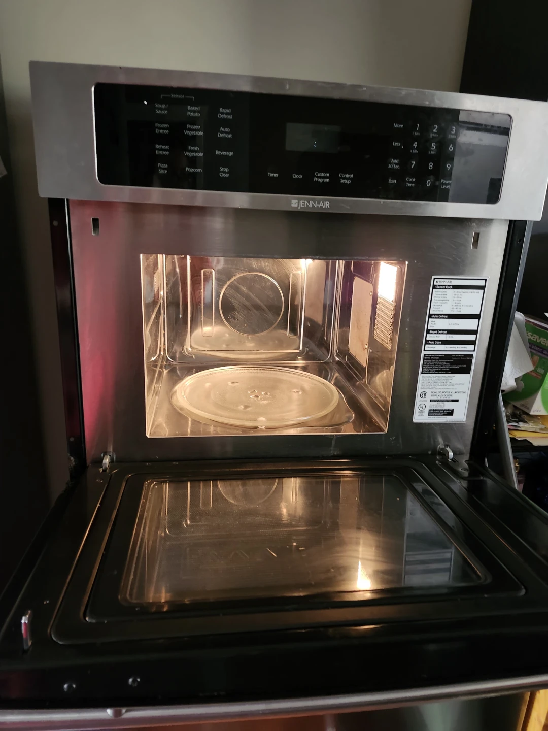 JENN-AIR Stainless Steel Microwave Oven(open to offers) - photo 2